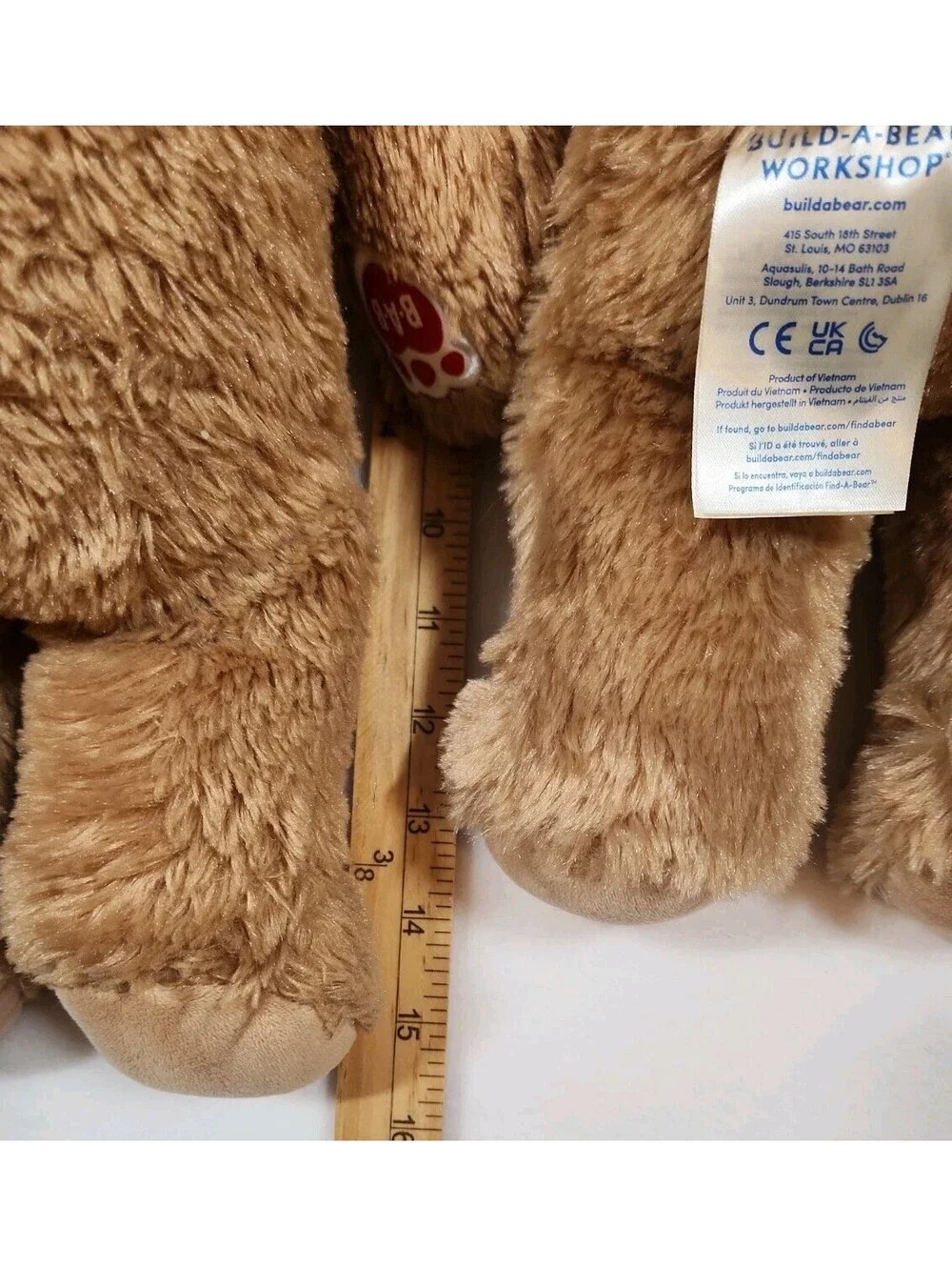 2 Build A Bear Brown Bears, 13